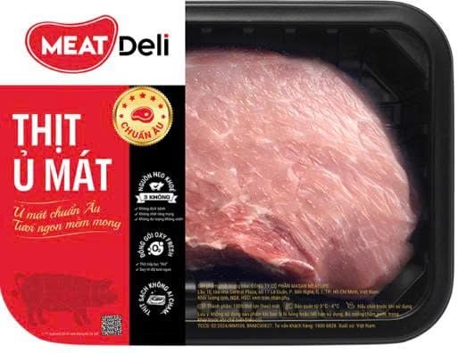  Thịt Nạc đùi  heo MEATDELI 450gr 