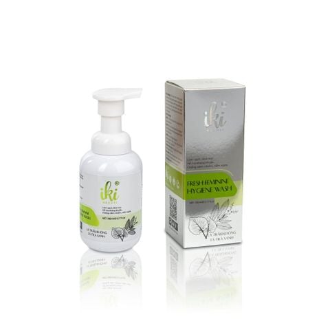 Dung dịch vệ sinh nữ IKI dạng bọt 150ml - Làm sạch khử mùi, chống viêm nhiễm nấm ngứa