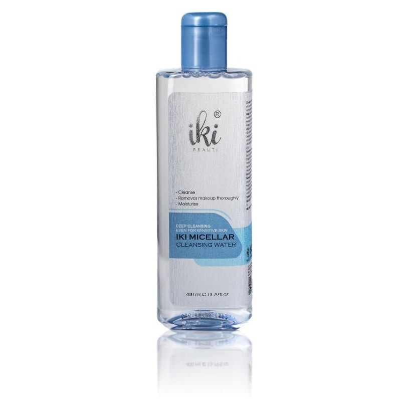 IKI - Nước Tẩy Trang Làm Sạch, Dưỡng Ẩm 400ML - Làm Sạch Lớp Trang Điểm, Bụi Bẩn