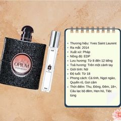 Aroma Beautiful Girl Nước Hoa Nữ Bản Dupe Sang Trọng Lấy Cảm Hứng Từ Mùi Black Opium Gợi Cảm, Nữ Tính
