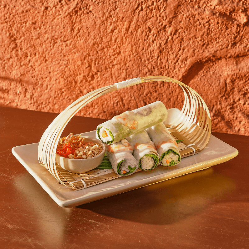  Gỏi Cuốn Đậu Chấm Tương 