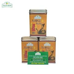 Trà Đinh Tân Cương Tiến Vua 100gram - Hộp Thiếc