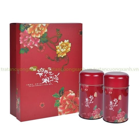 Trà Ô Long Đài Loan - Hộp Phúc Lộc Đỏ 400gram