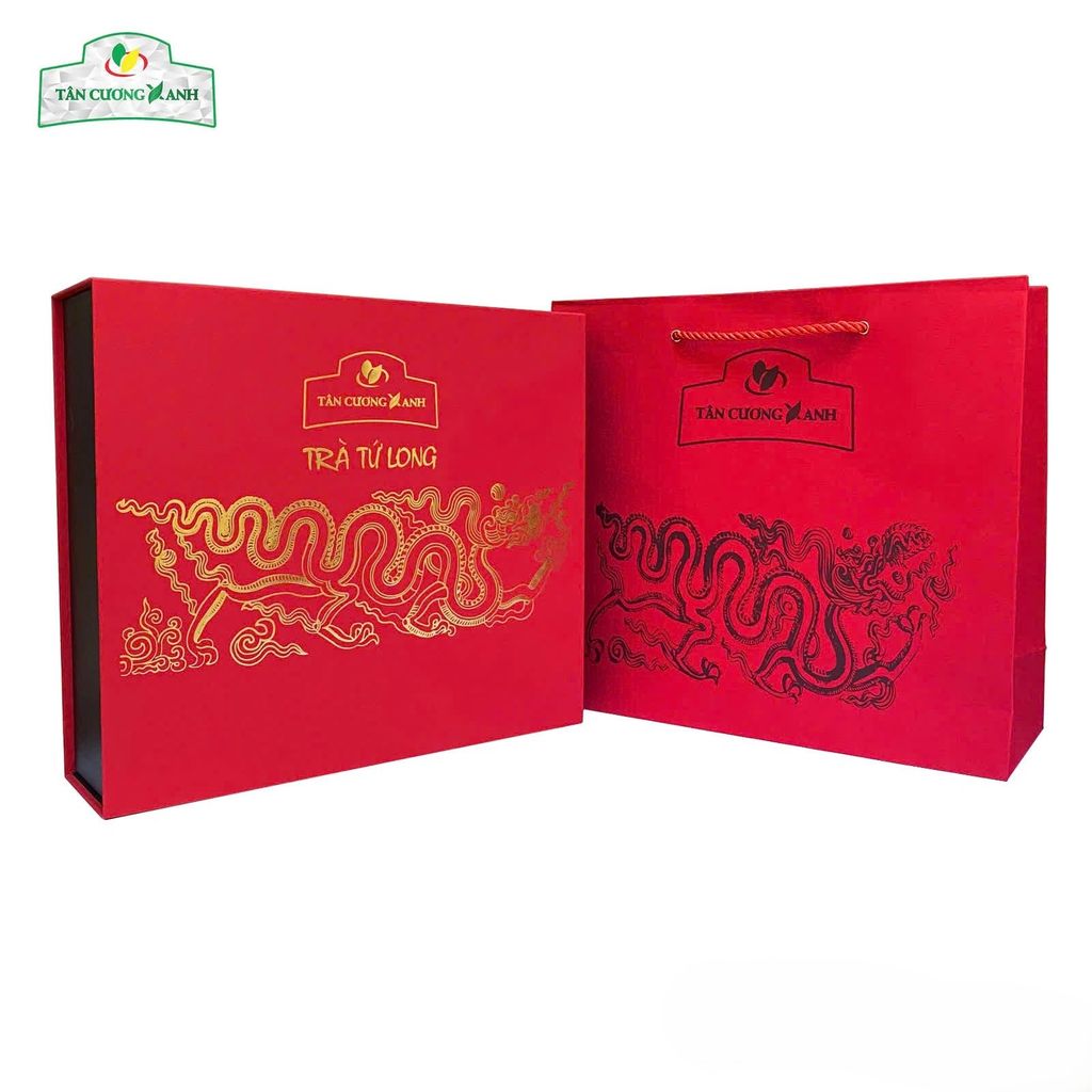 Trà Sen Ngọc Tỉnh Liên 400gram - Hộp Tứ Long