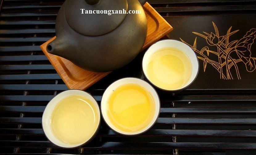 Trà Shan Tuyết Bạch Ngọc 200gram - Hộp Hứng Dừa