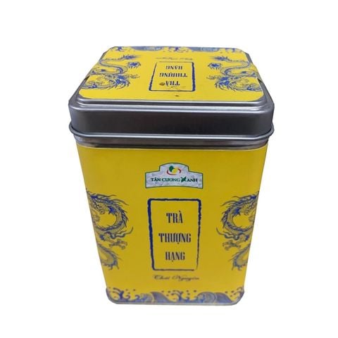Hộp Trà Thái Nguyên QT15 - 100gram Hộp Rồng Vàng Trà Sạch Tân Cương Xanh