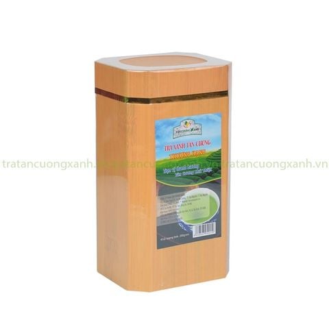 Trà Tân Cương Thượng Hạng TC1 200gram - Hộp Vân Gỗ