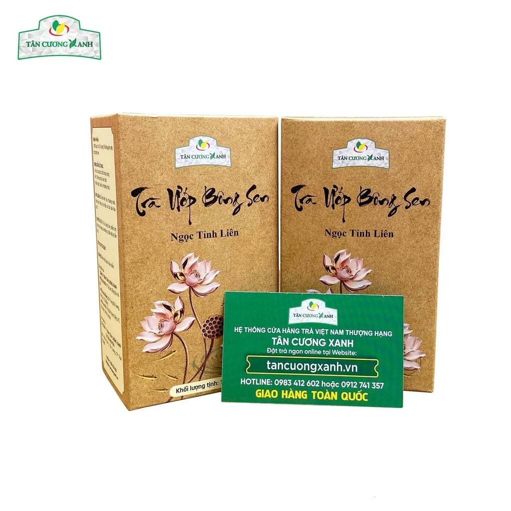 Hộp Trà Ướp Bông Sen Sấy Thăng Hoa Ngọc Tỉnh Liên