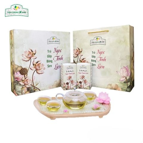 Hộp Trà Ướp Bông Sen Ngọc Tỉnh Liên