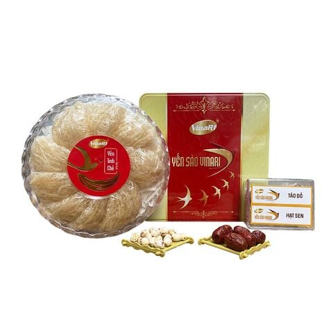Tổ Yến Sào VinaRich Khánh Hoà Tinh Chế Đặc Biệt 100gram - Hộp Thiếc Hoàng Kim