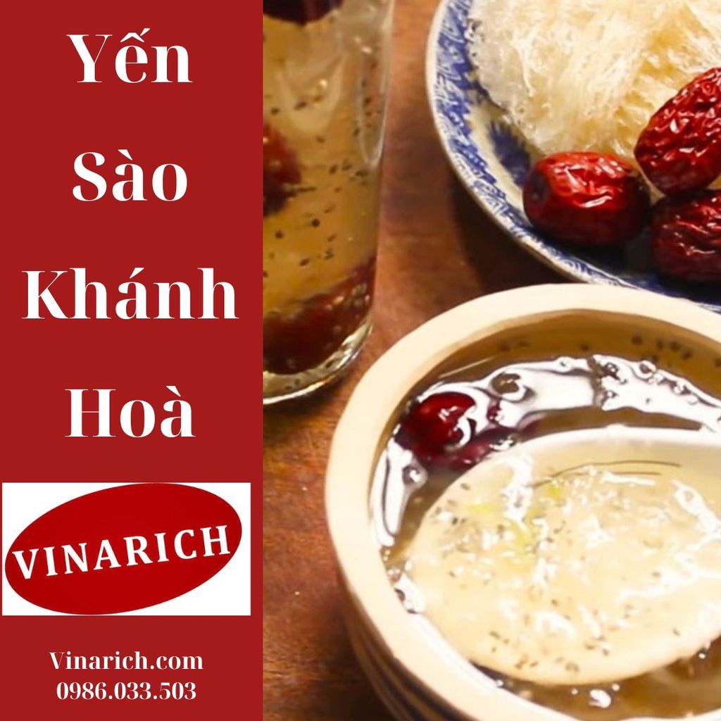 Hũ Yến Sào VinaRich Khánh Hòa Chưng Hạt Sen