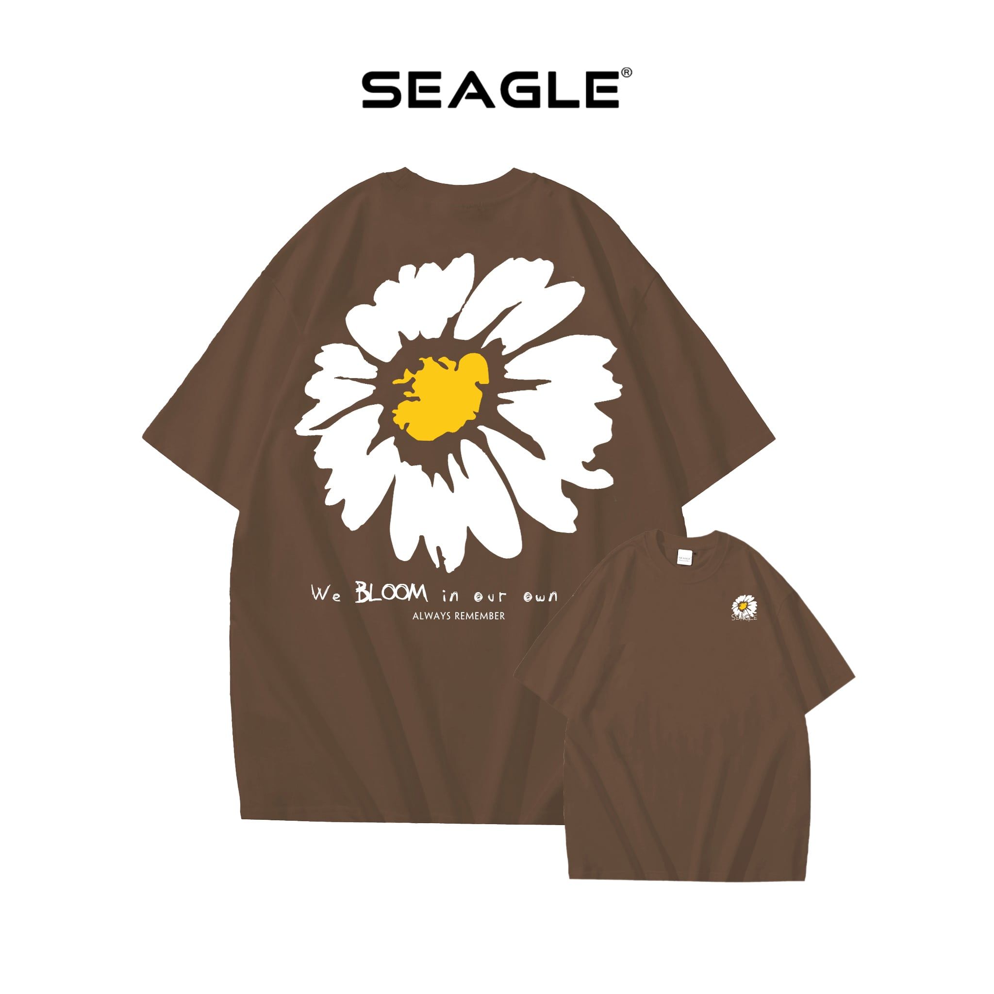  Áo thun Oversize Unisex In BLOOM Sắc Nét - TS010 