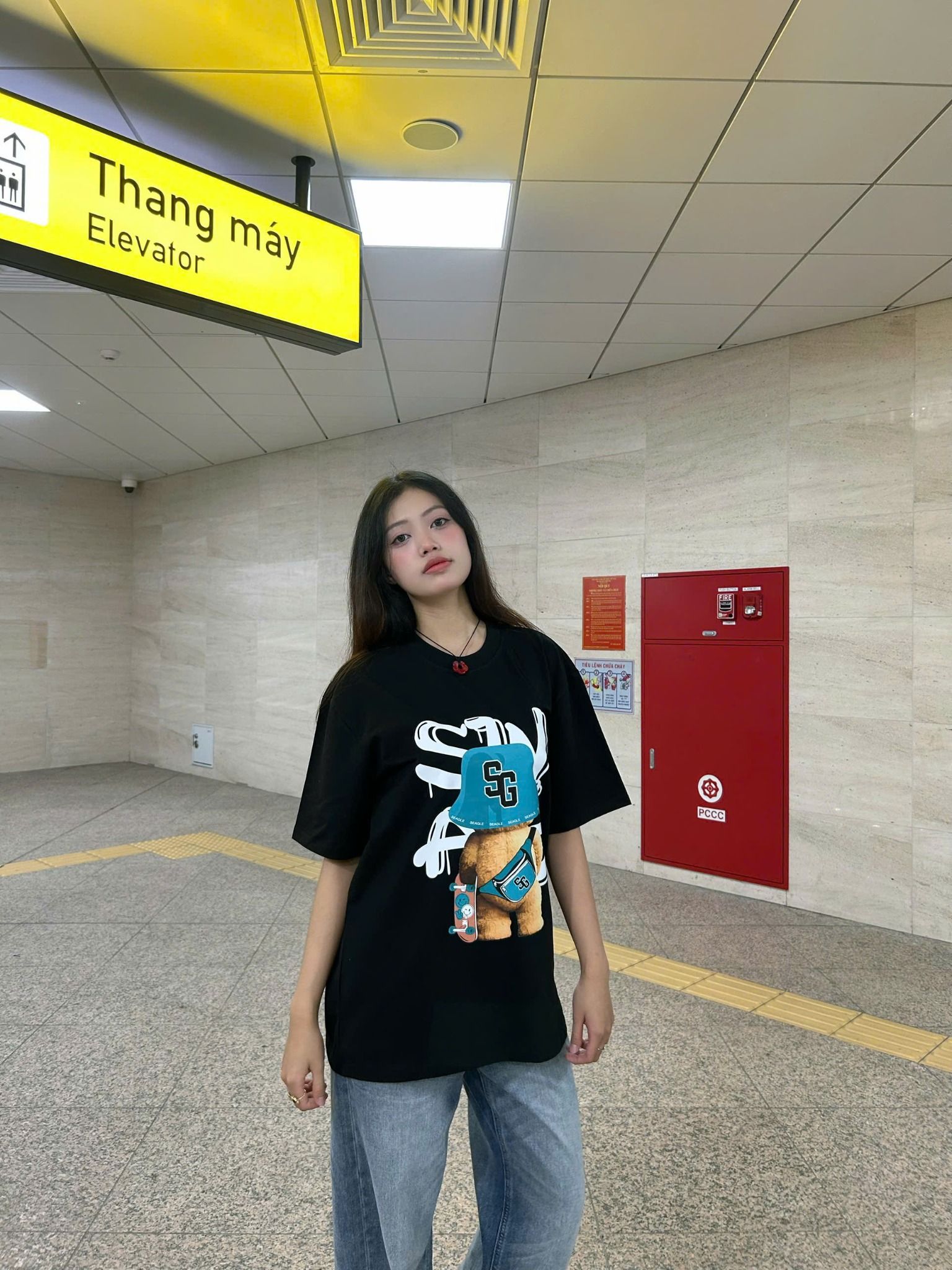  Áo thun Oversize Unisex COOL BEAR - TS011 