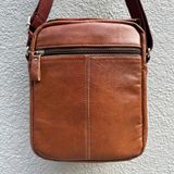  Túi nam đeo chéo da bò thật SB04 