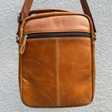  Túi nam đeo chéo da bò thật SB04 