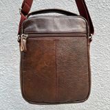  Túi nam đeo chéo da bò thật SB04 