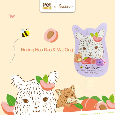 Sữa tắm TENDER cho mèo túi 15ml