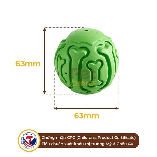 Bóng cao su xương lõm phát âm thanh