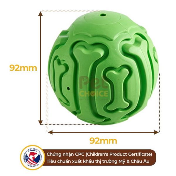 Bóng cao su xương lõm phát âm thanh
