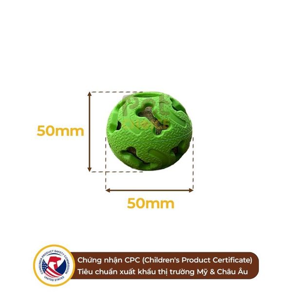 Bóng khung xương cao su có cỏ mèo