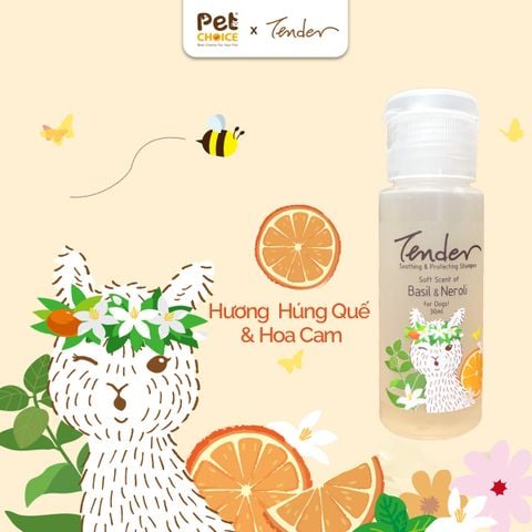Sữa tắm TENDER cho chó chai 30ml