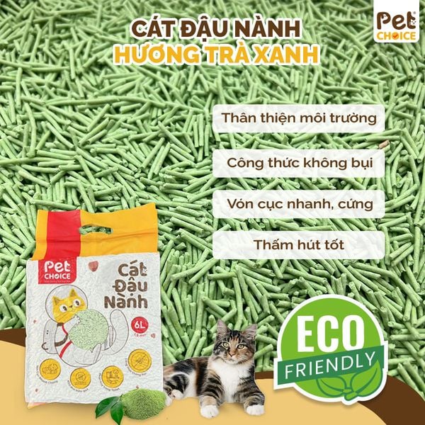 Cát vệ sinh đậu nành PetChoice cho mèo
