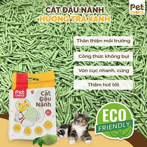 Cát vệ sinh đậu nành PetChoice cho mèo