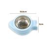 Bát ăn uống đơn hình cá kèm chén inox dành cho chó mèo