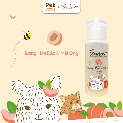 Sữa tắm TENDER cho chó chai 30ml
