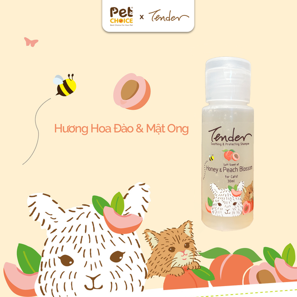 Sữa tắm TENDER cho mèo chai 30ml