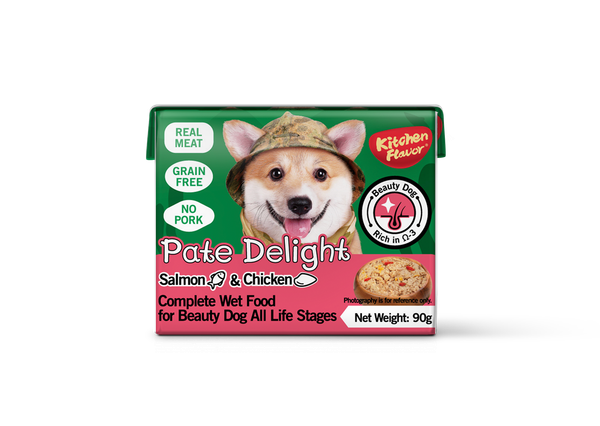Pate Delight cá hồi và gà Kitchen Flavor 90g