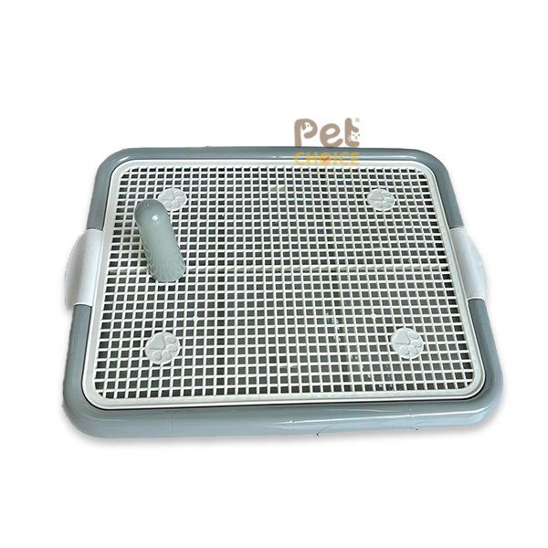 Khay vệ sinh cho chó có thành cao chống văng 52x42x15cm