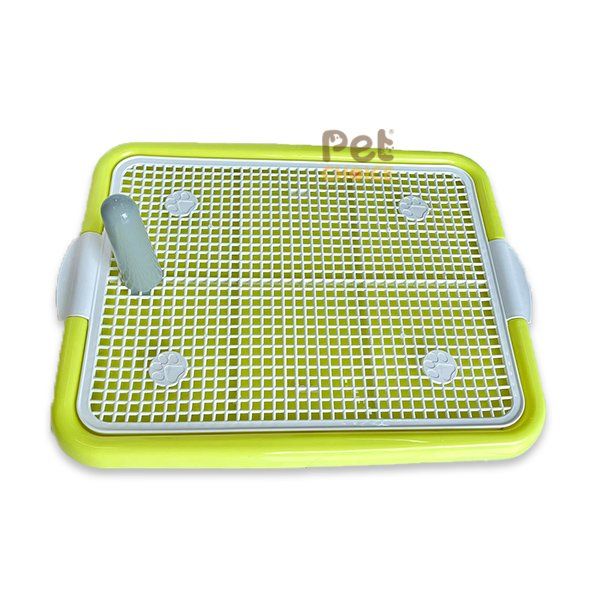 Khay vệ sinh cho chó có thành cao chống văng 52x42x15cm