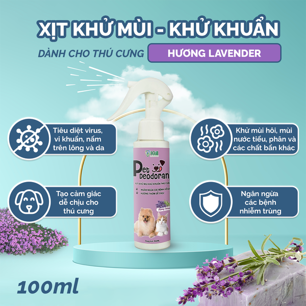 Khử khuẩn khử mùi Krill 100ml