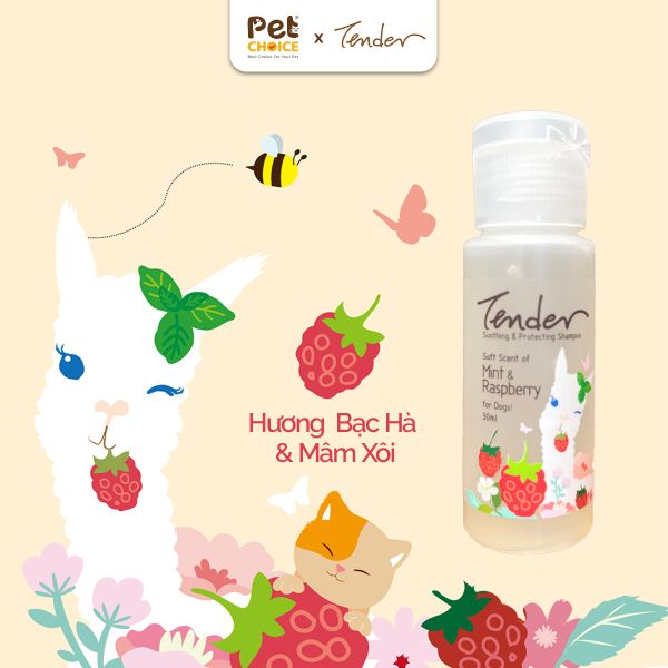 Sữa tắm TENDER cho chó chai 30ml