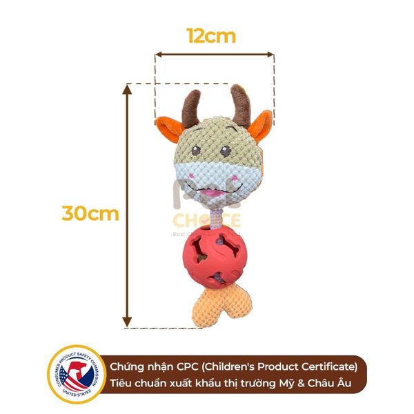 Thú nhồi bông thân trái banh