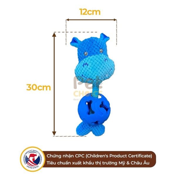 Thú nhồi bông thân trái banh