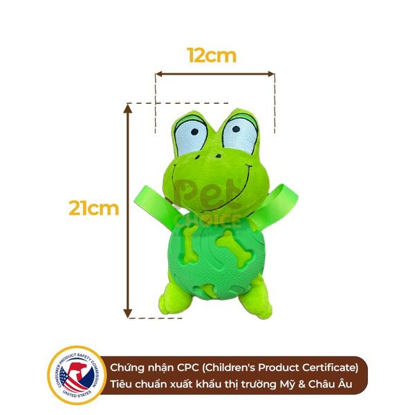 Thú nhồi bông thân trái banh