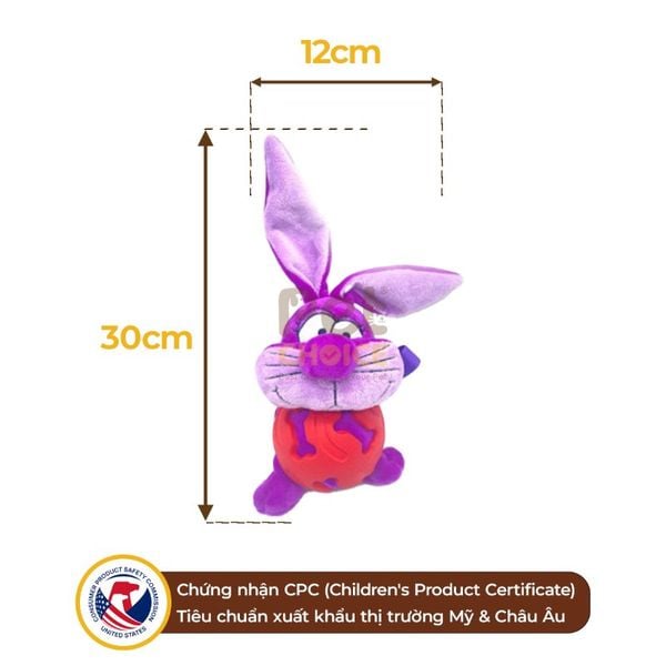 Thú nhồi bông thân trái banh