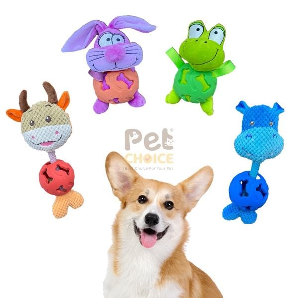 Thú nhồi bông thân trái banh