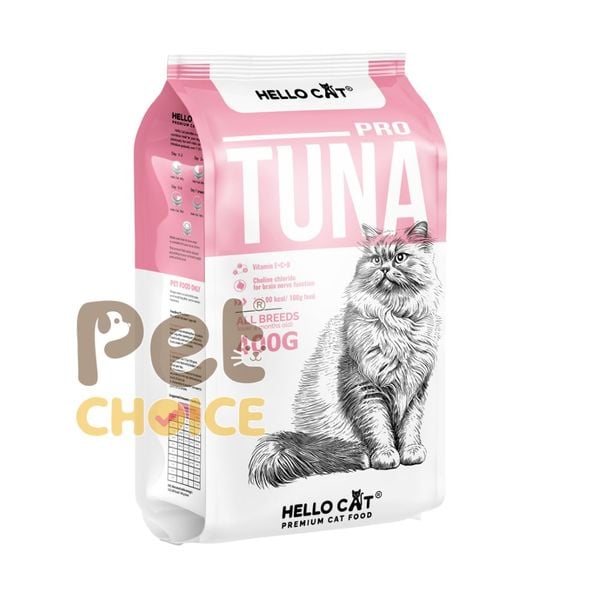 Thức ăn hạt cho mèo Hello Cat Tuna