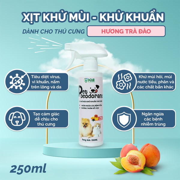 Khử khuẩn khử mùi Krill 250ml