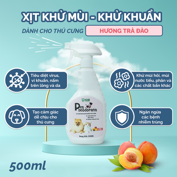 Khử khuẩn khử mùi Krill 500ml