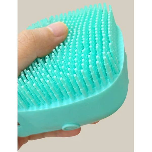 Bàn chải tắm silicon tạo bọt cho thú cưng