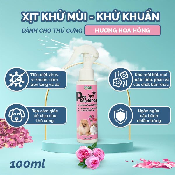 Khử khuẩn khử mùi Krill 100ml