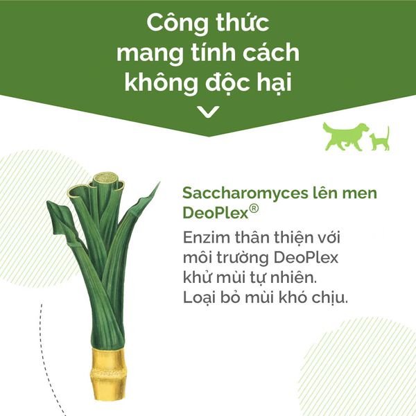 Xịt khử mùi TENDER cho thú cưng hương chanh và húng quế thơm mát, an toàn lành tính