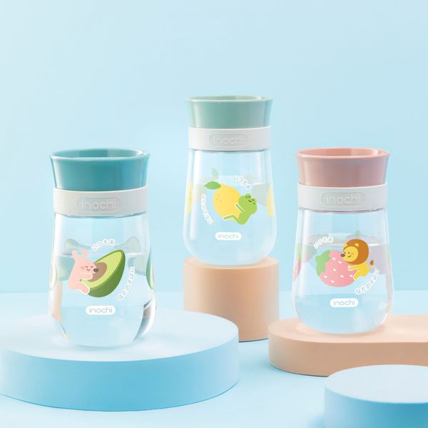  Bình tập uống thông minh Goki Circle 350 ml 