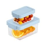 Bộ 2 hộp thực phẩm tritan chữ nhật Hokaido 1000 - 2000 ml 