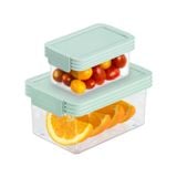  Bộ 2 hộp thực phẩm tritan chữ nhật Hokaido 1000 - 2000 ml 