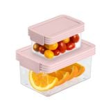  Bộ 2 hộp thực phẩm tritan chữ nhật Hokaido 1000 - 2000 ml 